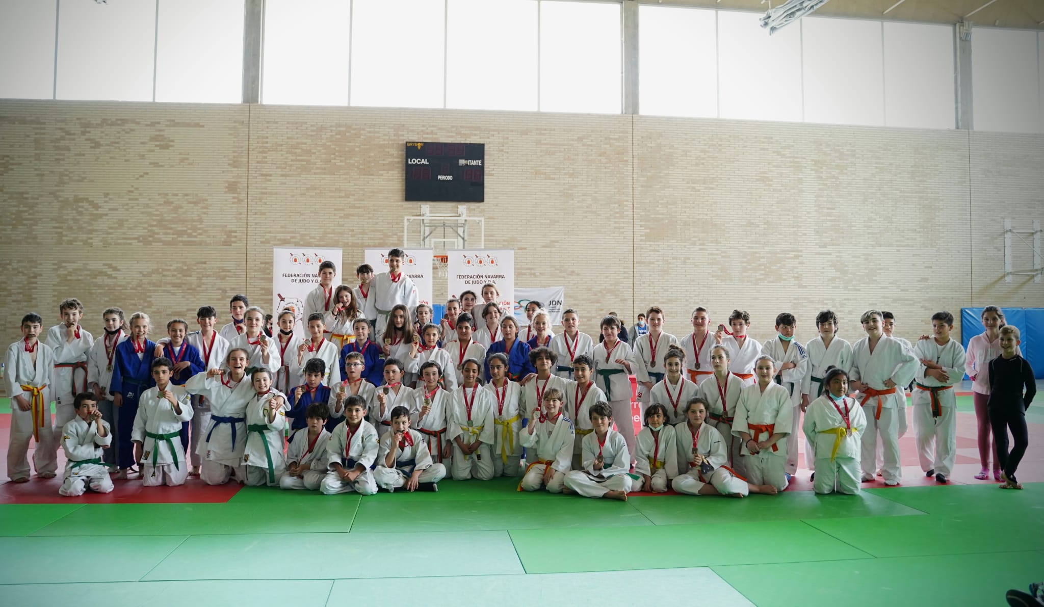 FOTOS - RESULTADOS FINALES JUEGOS DEPORTIVOS DE NAVARRA - CATEGORIA ALEVIN 19-03-22